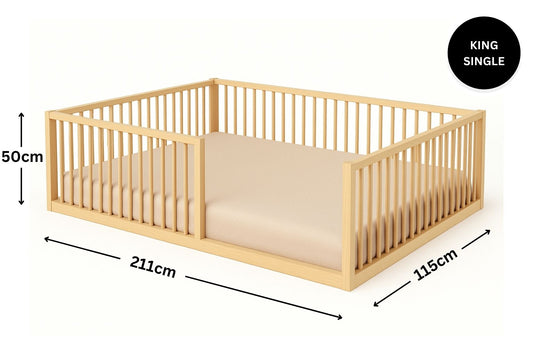 (Pre-Order 4 Weeks) The Monty Floor Bed