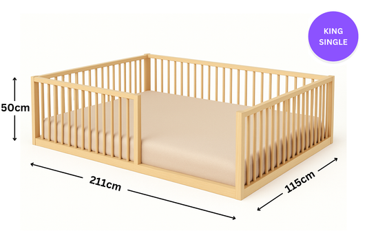 (Pre-Order 4 Weeks) The Monty Floor Bed