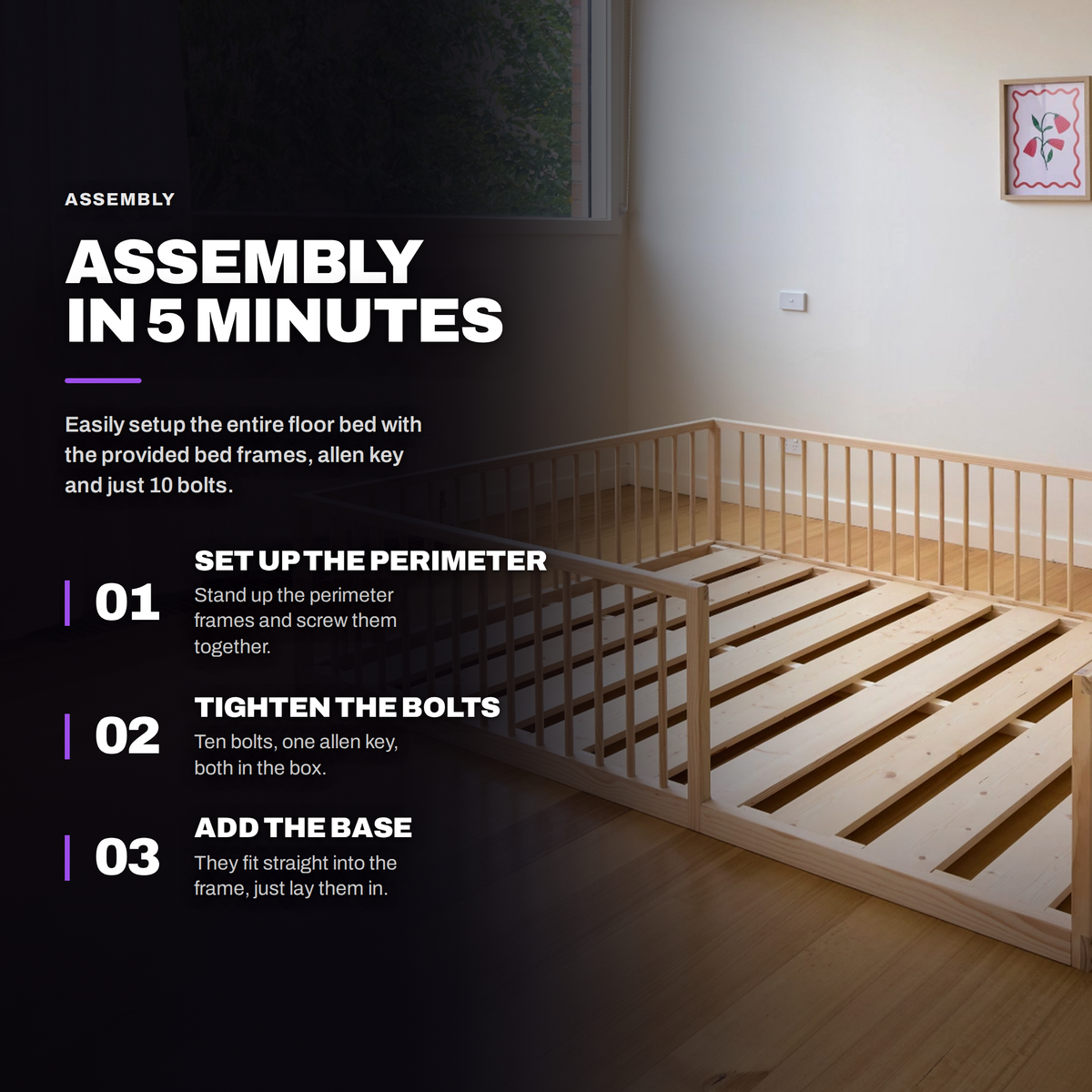The Monty Floor Bed