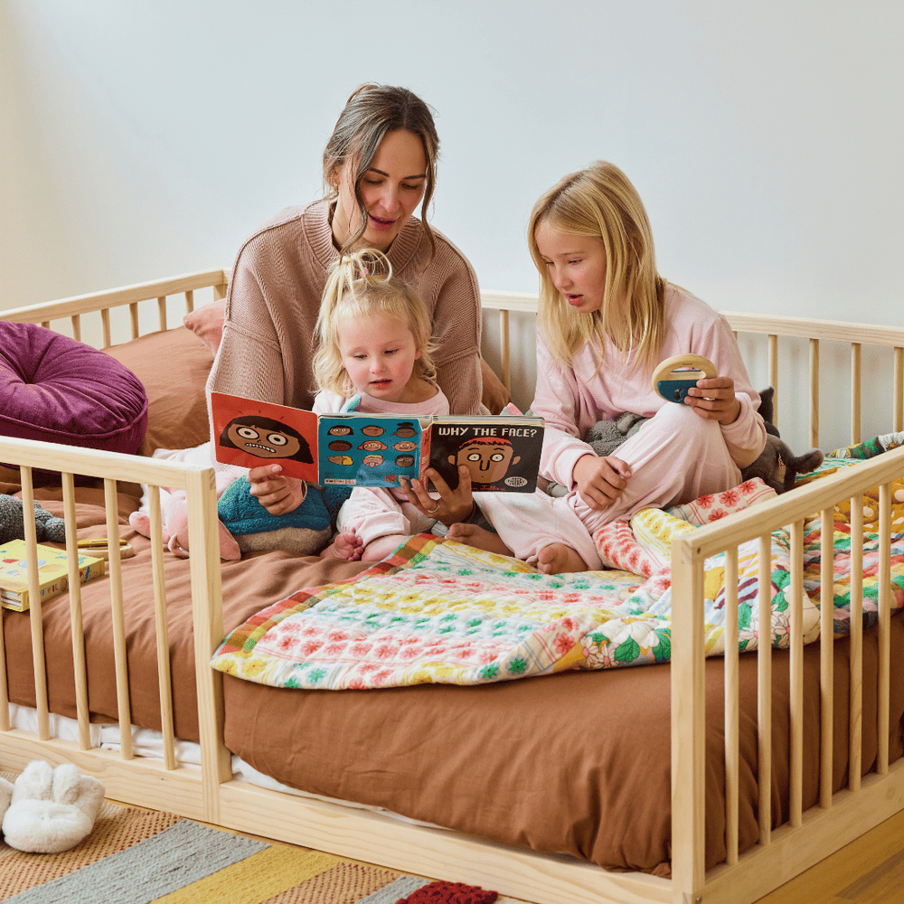 A floor bed made for growing minds